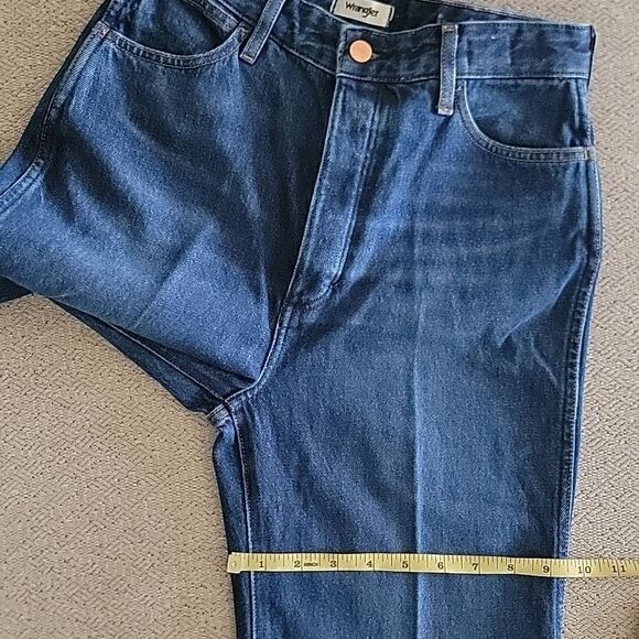 Wrangler Wanderer Indigood High Rise Dark Wash Flare Jeans - Size 28/30 - Picture 12 of 15